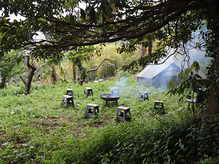 神奈川県横須賀市船越町No,2 ブッシュクラフトキャンプ場