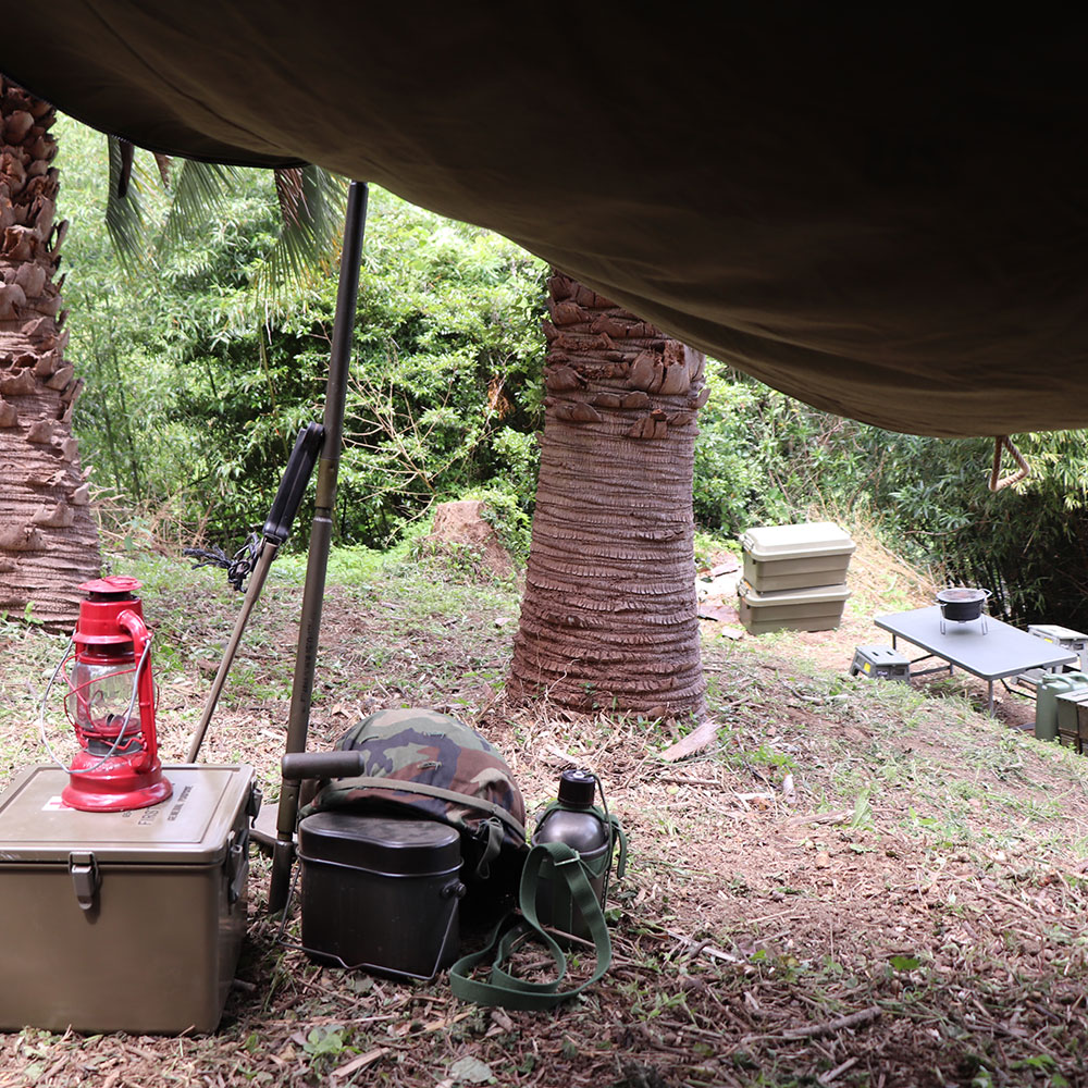 bushcraft campsite Funakoshi yokosuka kanagawa japan
