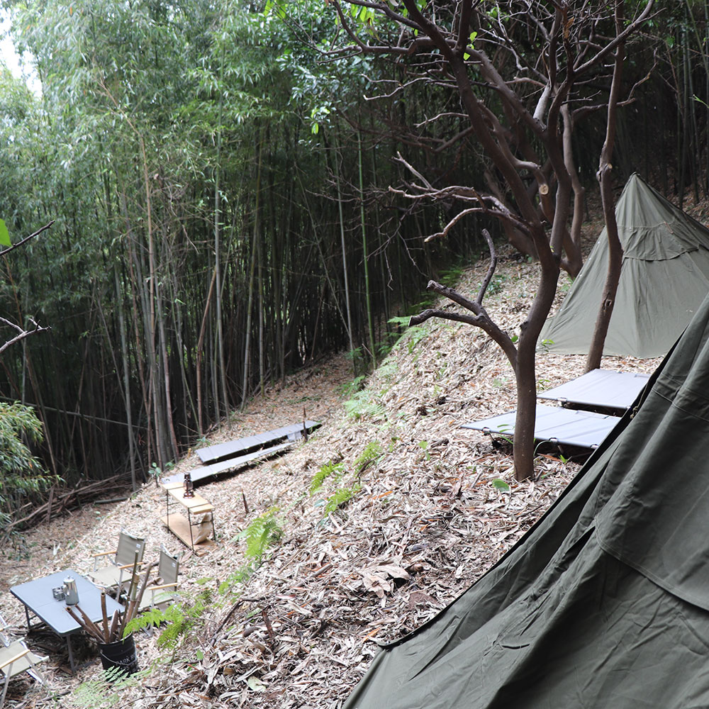 bushcraft campsite Funakoshi yokosuka kanagawa japan