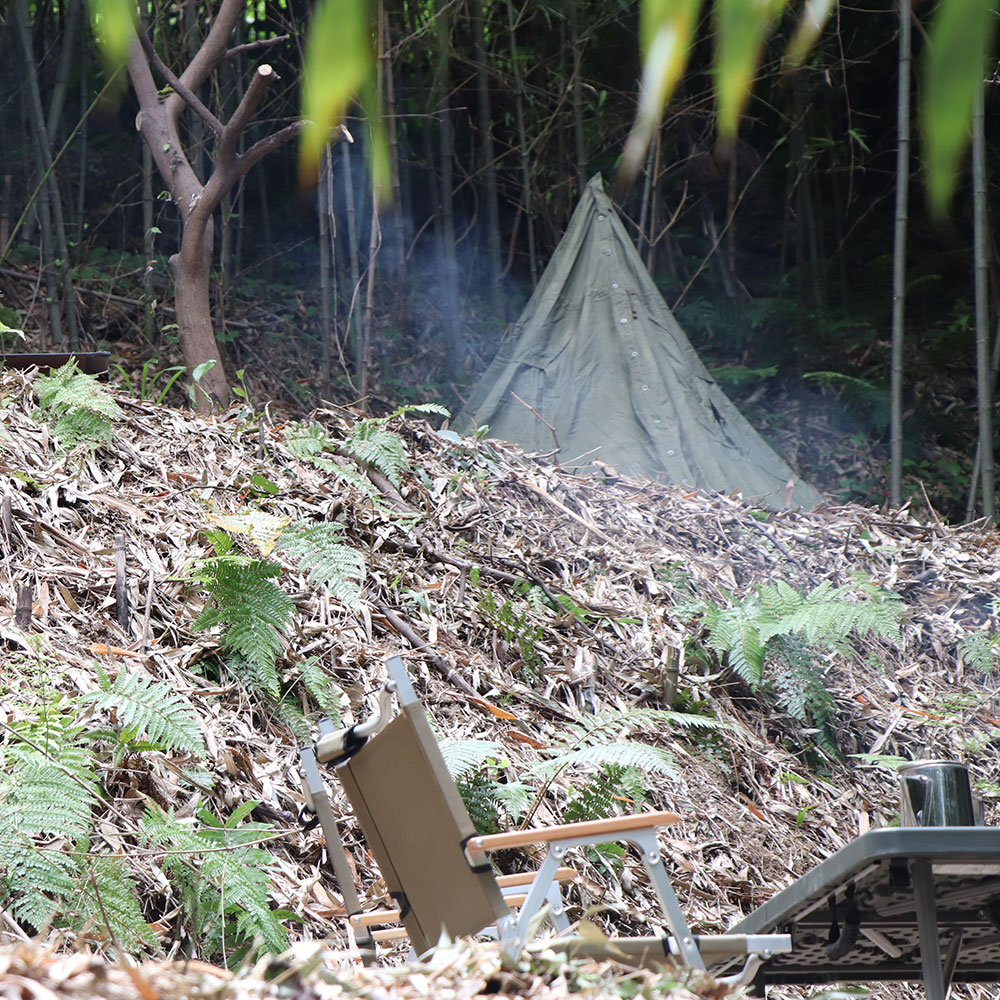 bushcraft campsite Funakoshi yokosuka kanagawa japan
