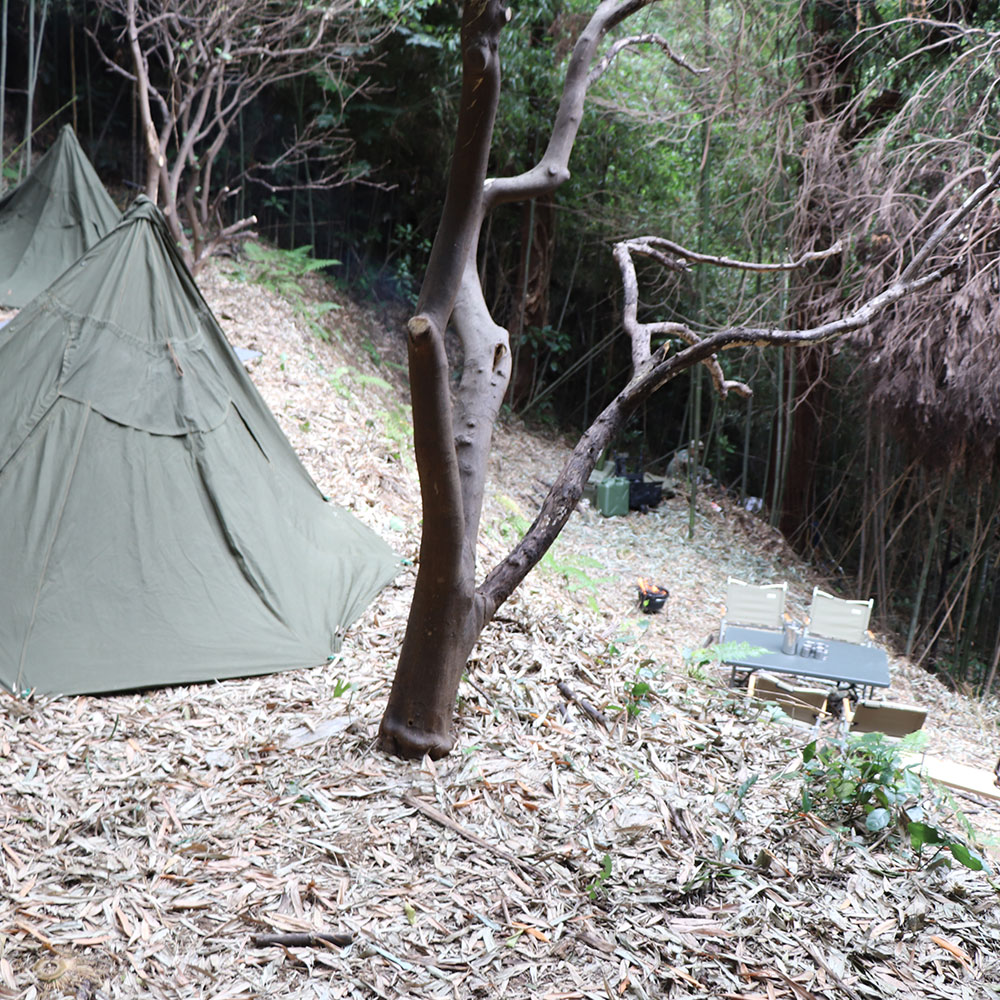 bushcraft campsite Funakoshi yokosuka kanagawa japan