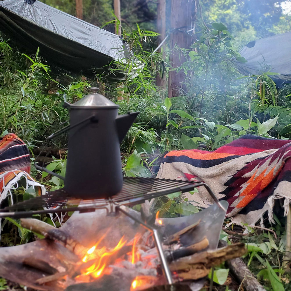 bushcraft campsite kamiyamaguchi hayama kanagawa japan