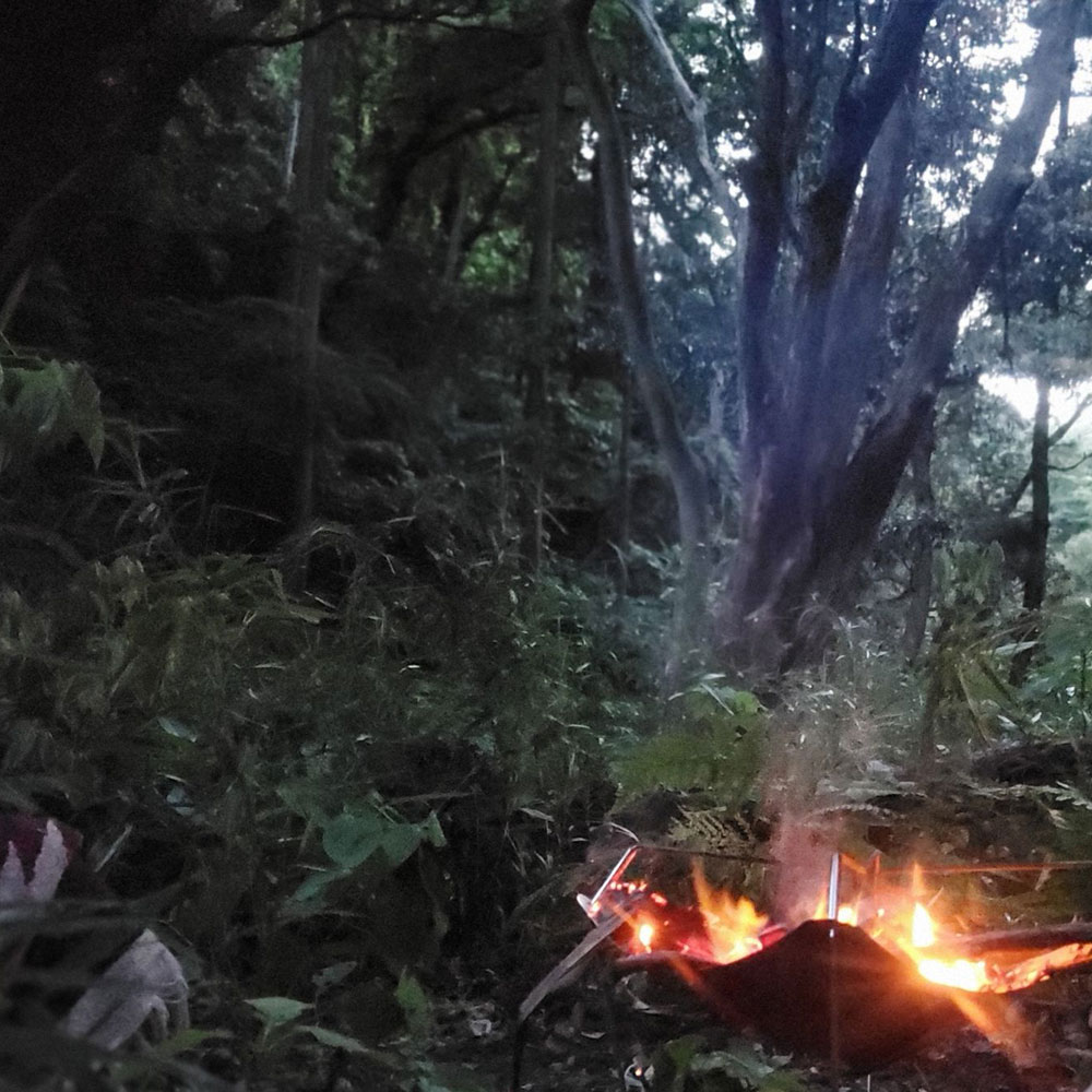 bushcraft campsite kamiyamaguchi hayama kanagawa japan