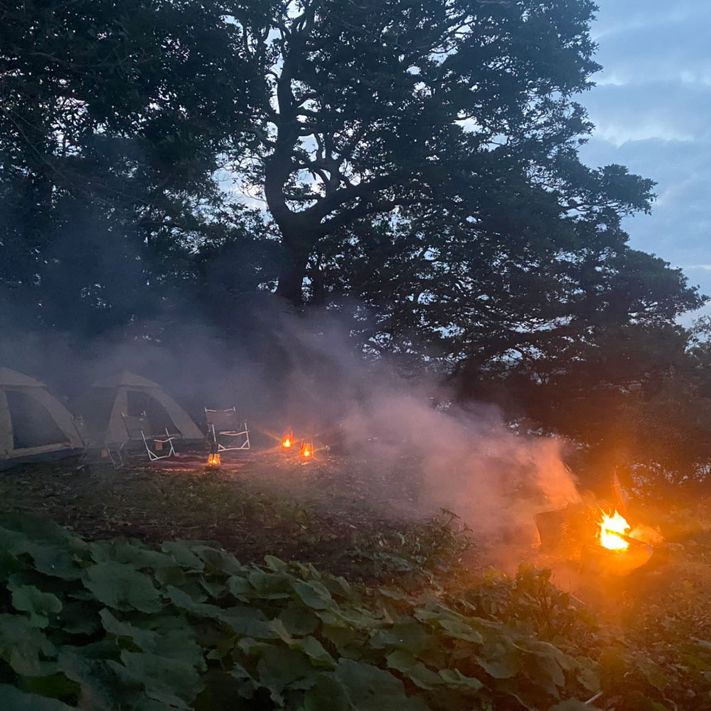 bushcraft campsite kaneda miura kanagawa japan