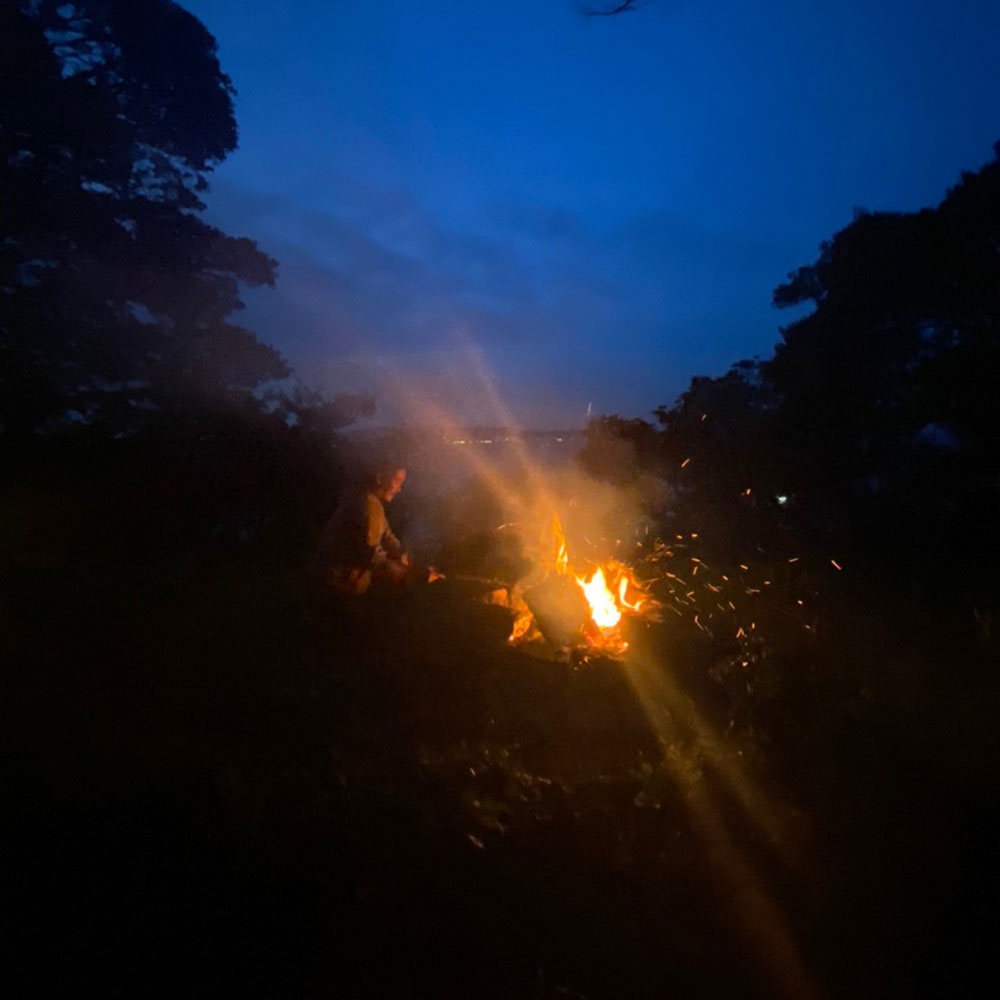 bushcraft campsite kaneda miura kanagawa japan