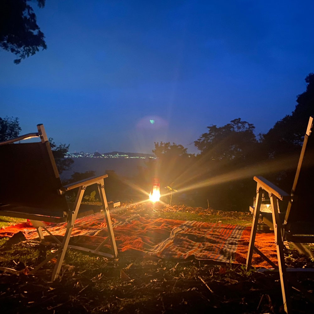 bushcraft campsite kaneda miura kanagawa japan