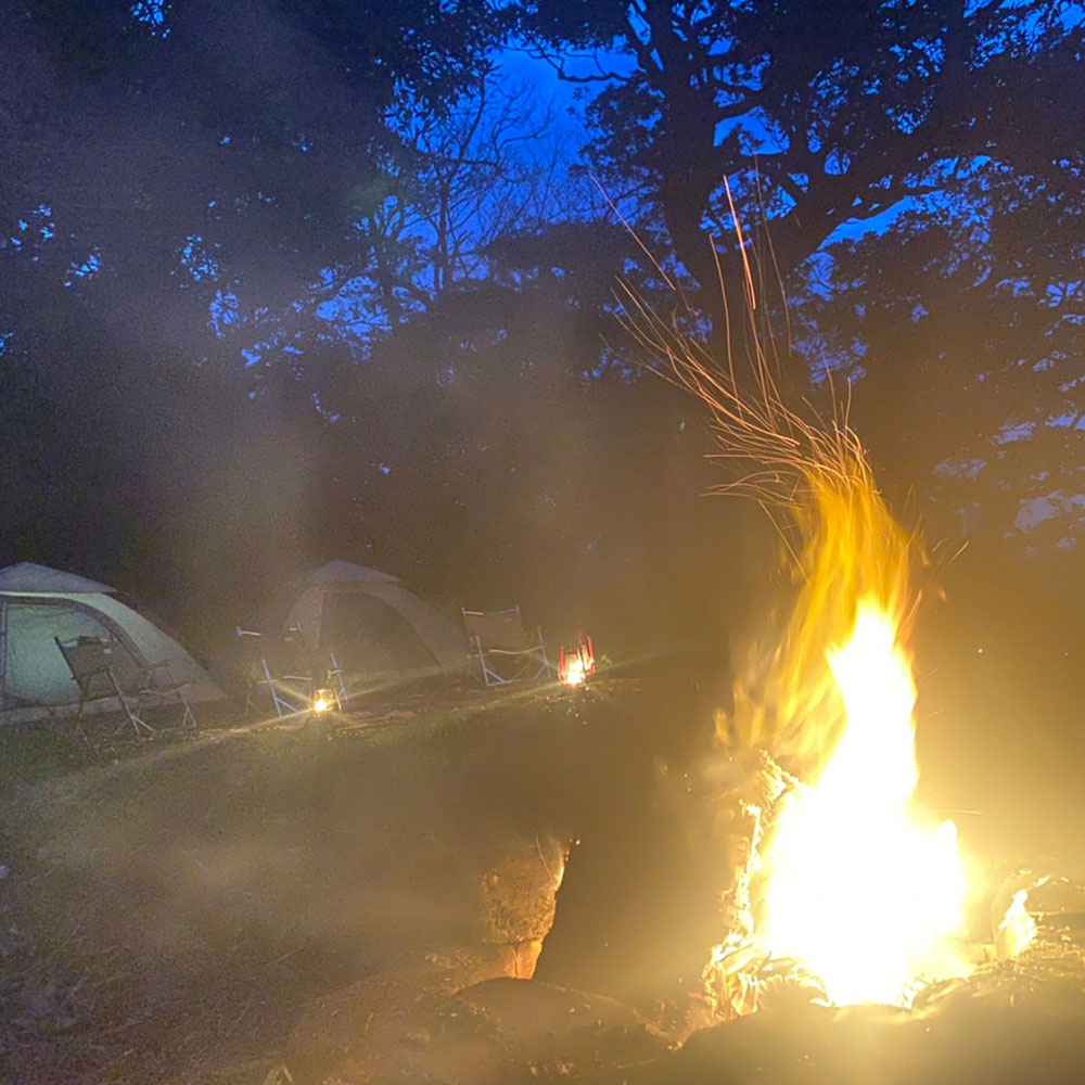 bushcraft campsite kaneda miura kanagawa japan