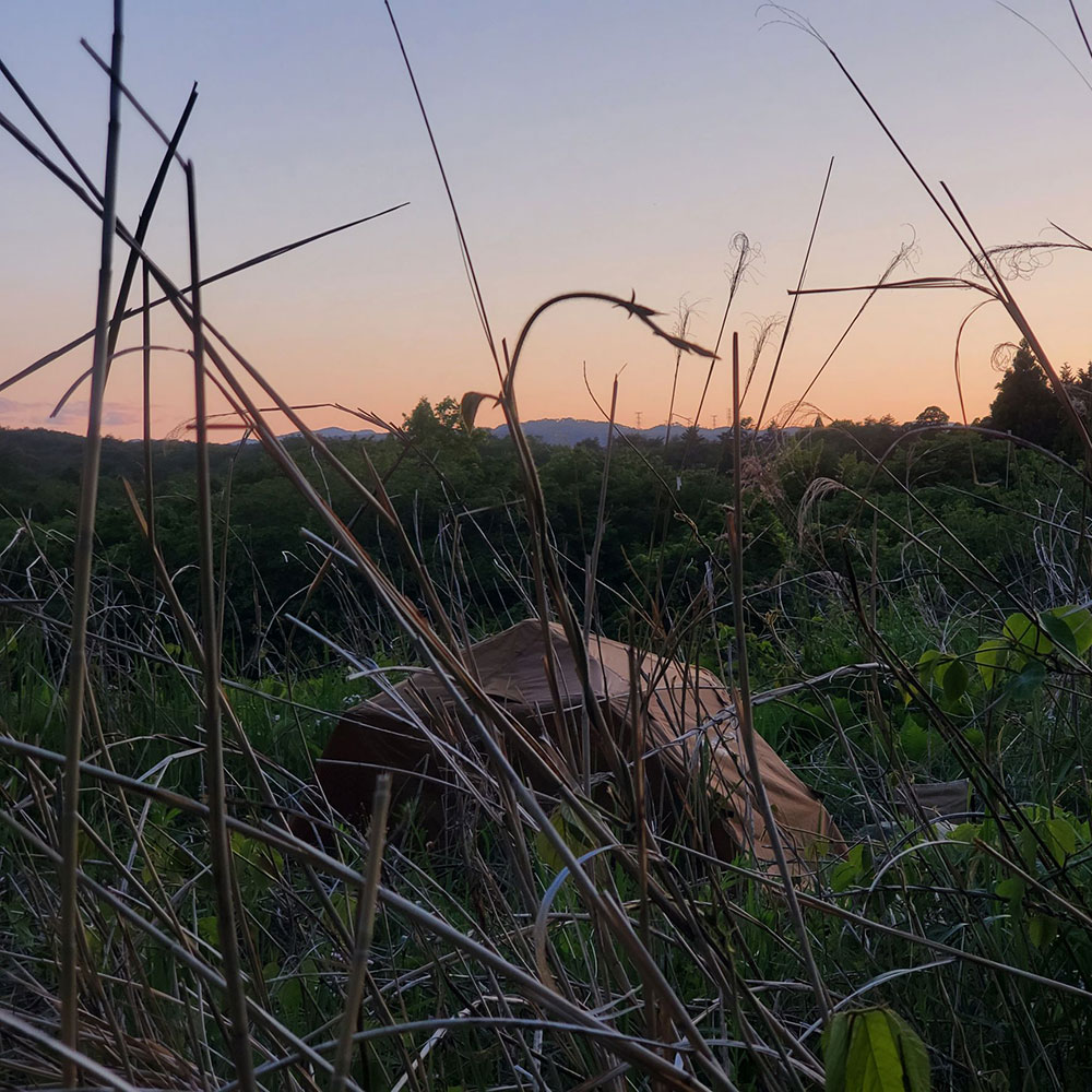 bushcraft campsite minami-soma fukushima  japan