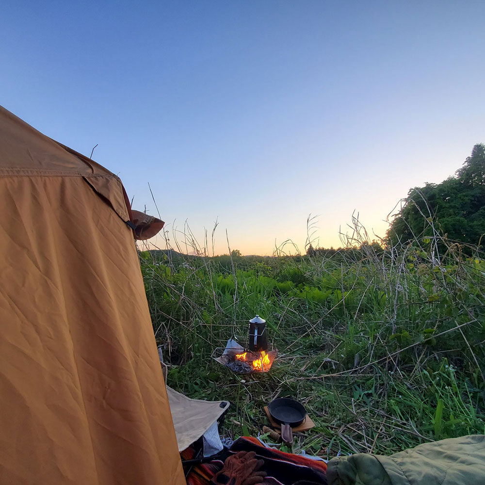 bushcraft campsite minami-soma fukushima  japan