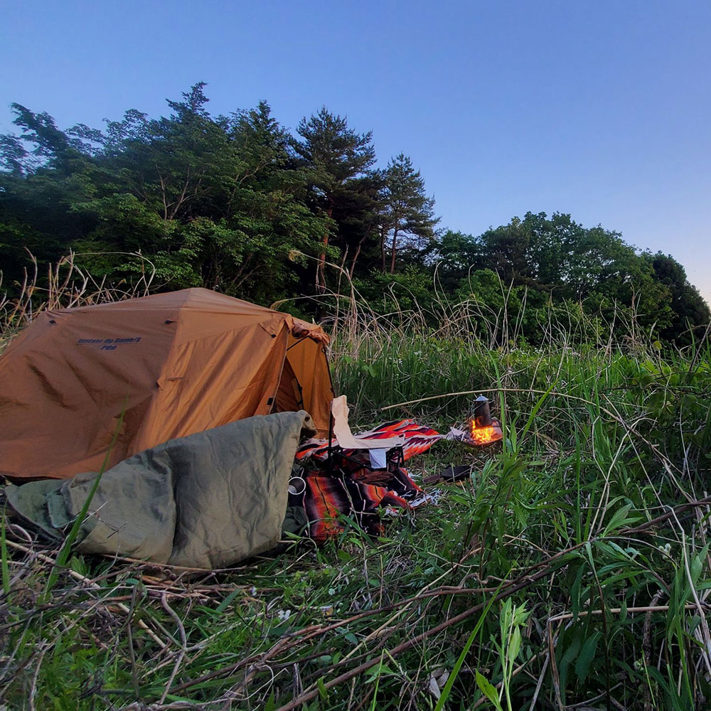 bushcraft campsite minami-soma fukushima  japan