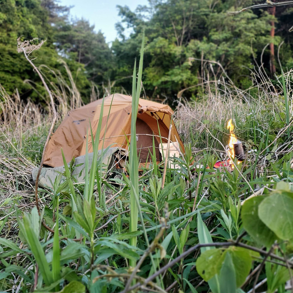 bushcraft campsite minami-soma fukushima  japan