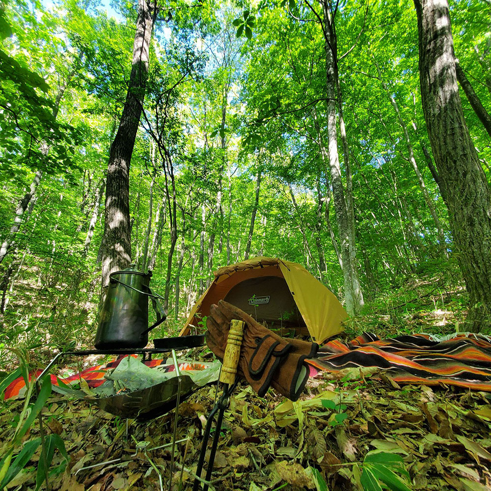 bushcraft campsite nishigo fukushima  japan