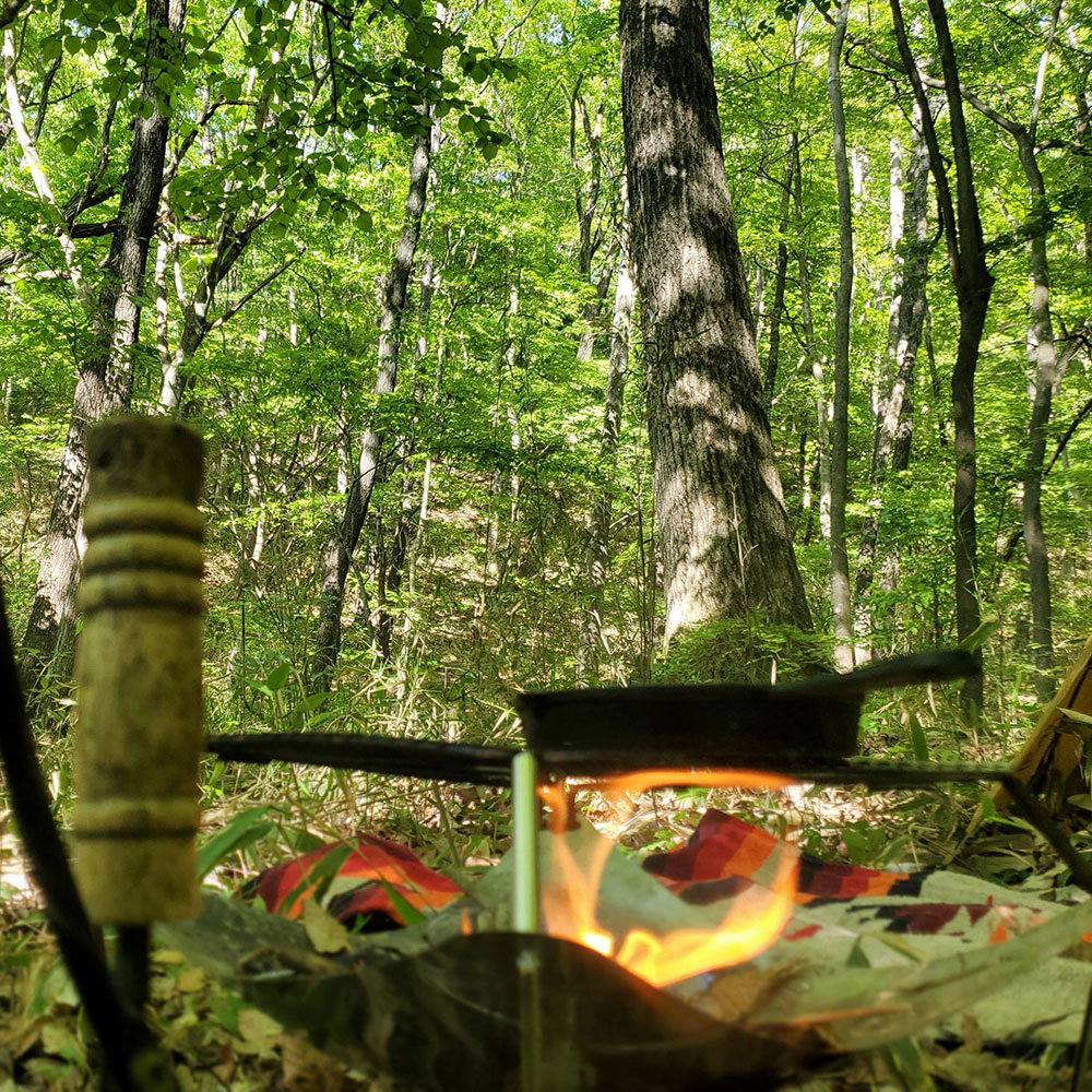 bushcraft campsite nishigo fukushima  japan