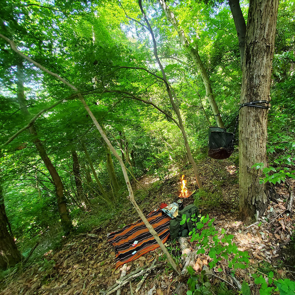bushcraft campsite oiso shonan  kanagawa japan