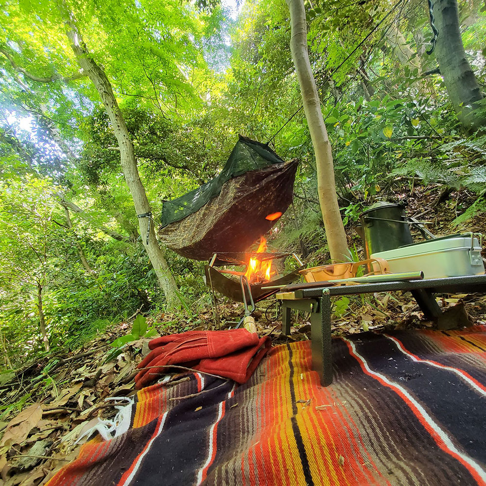 bushcraft campsite oiso shonan  kanagawa japan