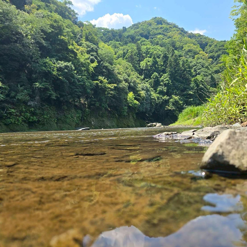 bushcraft campsite otsuki yamanashi japan