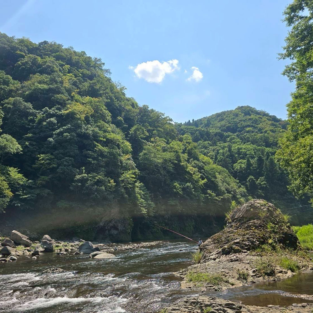 bushcraft campsite otsuki yamanashi japan