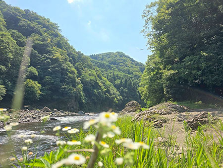 山梨県大月市ブッシュクラフトキャンプ場