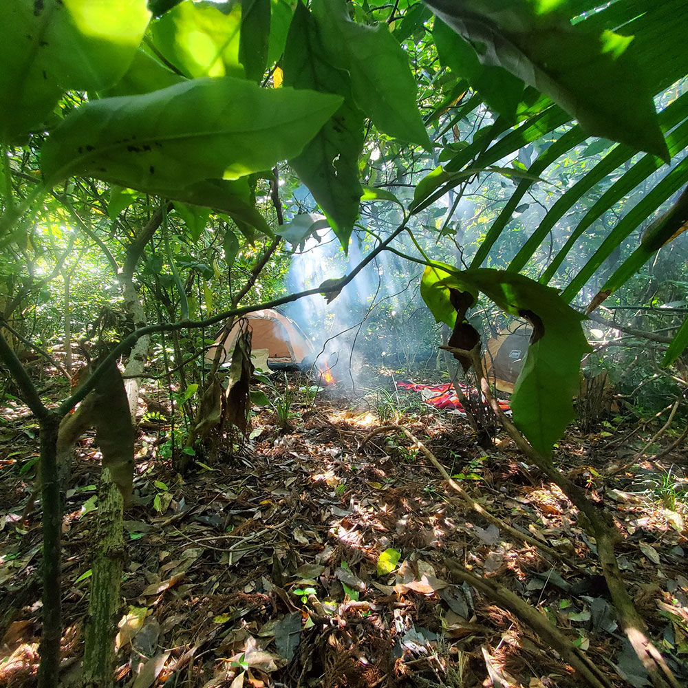 bushcraft campsite sakurayama zushi kanagawa japan