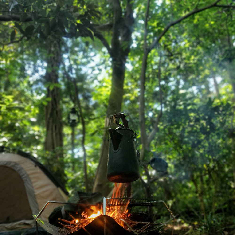 bushcraft campsite sakurayama zushi kanagawa japan