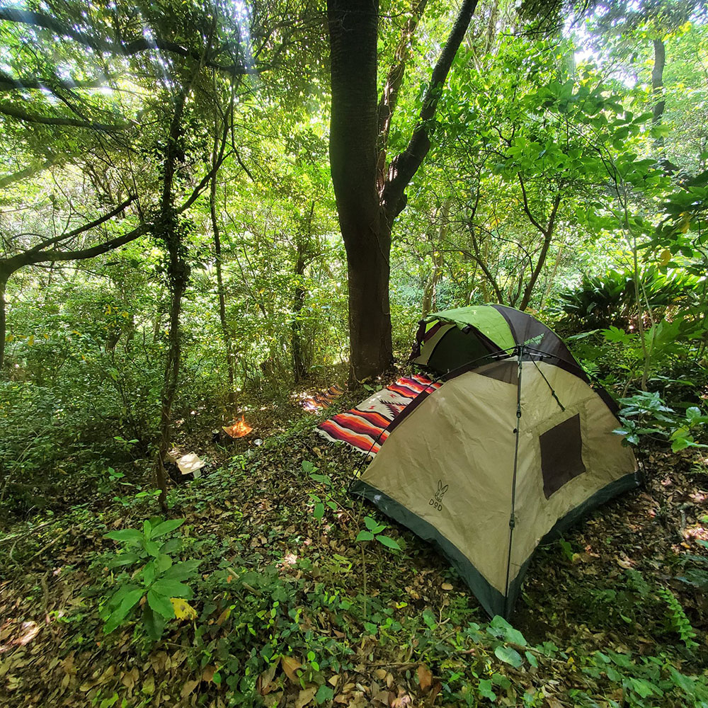 bushcraft campsite shonan takatori yokosuka kanagawa japan
