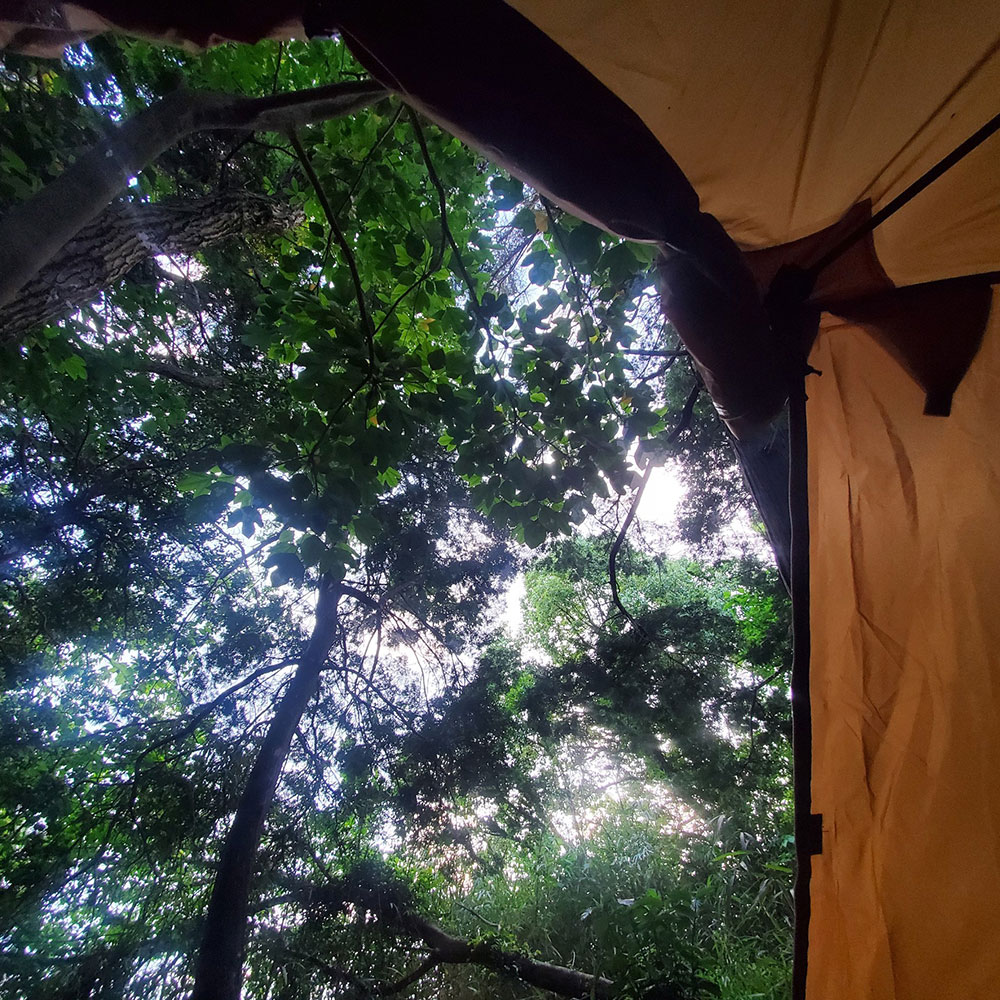 bushcraft campsite maioka totsuka yokohama  kanagawa japan
