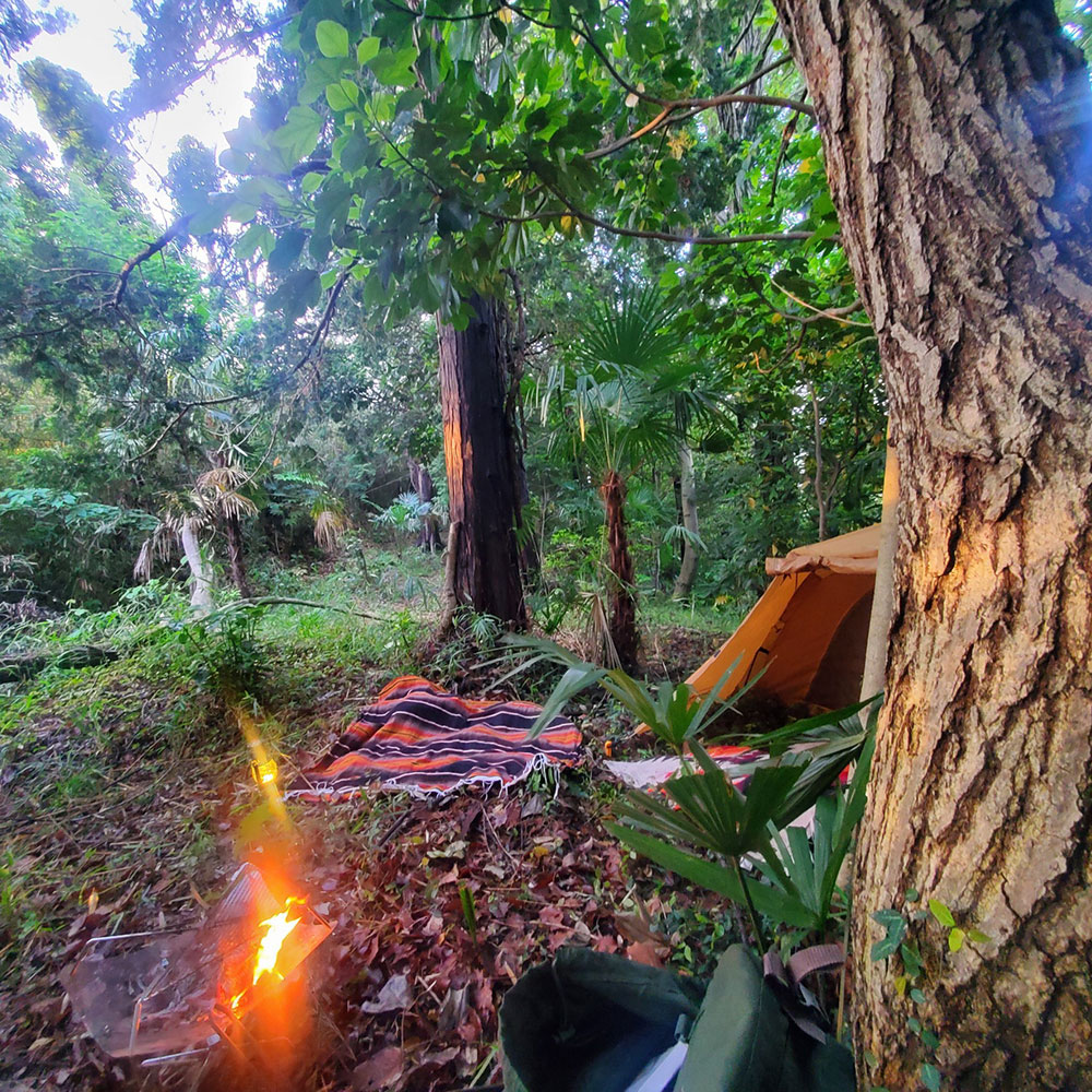 bushcraft campsite maioka totsuka yokohama  kanagawa japan