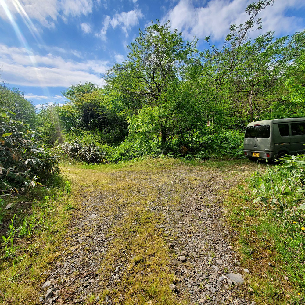 bushcraft campsite towada aomori japan