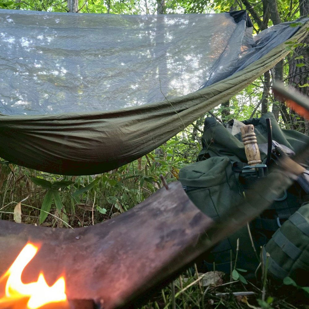 bushcraft campsite tsumagoi nagano japan