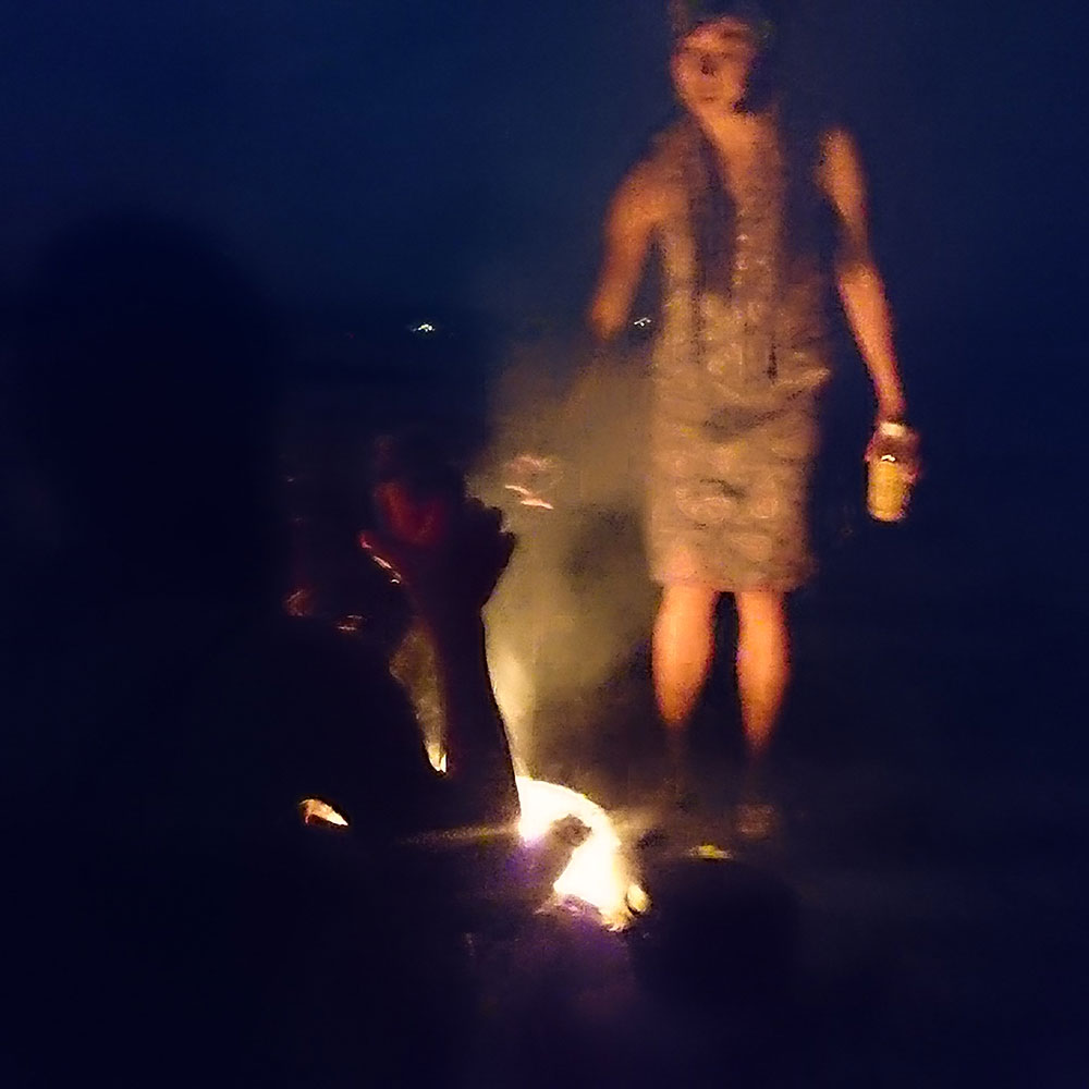 bushcraft campsite uppama beach gesashi higashison  okinawa japan