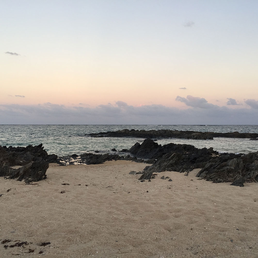 bushcraft campsite uppama beach gesashi higashison  okinawa japan